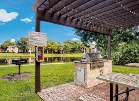 BBQ Area at Heritage Cove, Stuart, Florida 34997