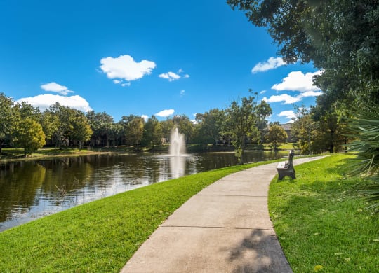 Lakeside Walking Path at Heritage Cove, Stuart, Florida 34997