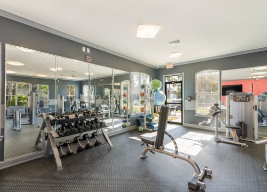 Fitness Center Equipment at The Parkway at Hunters Creek, 32837
