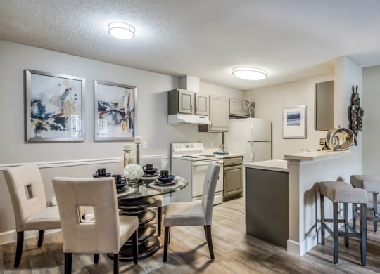 Kitchen and Dining Area at Sanford Landing Apartments, Sanford, 32771