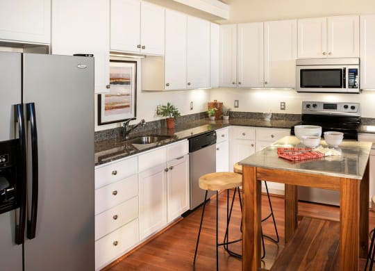 Fully Equipped Kitchen at Riverwalk Apartments, Lawrence, Massachusetts 01843