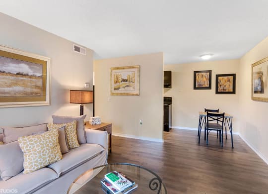 Wood Floor Living Room at Sarasota South, Bradenton, 34207