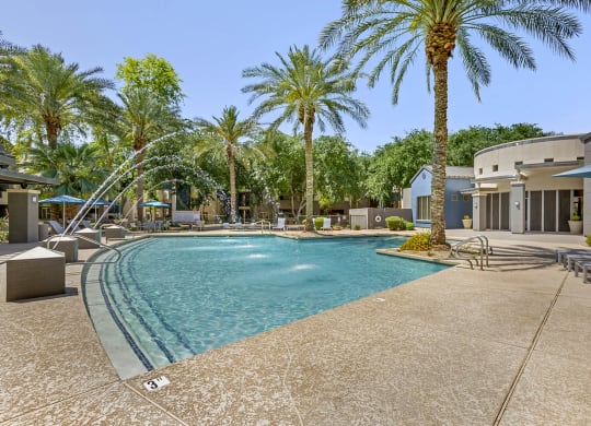 Pristine swimming pool at Sweetwater At Metro North Apartments, Arizona
