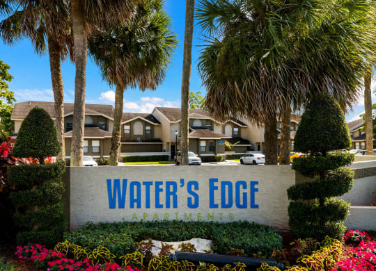 Property Signage at Water's Edge, Sunrise, FL