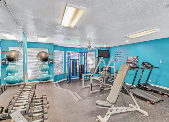 Fitness Center at The Willows on Rosemeade, TX 75287