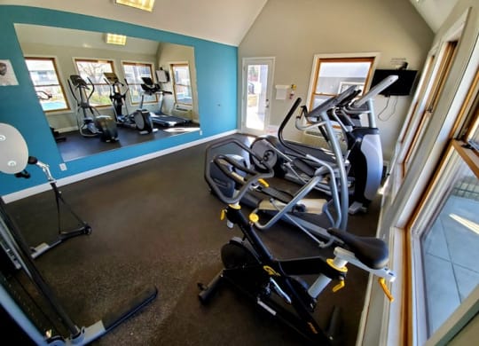 Fitness Center With Updated Equipment at Windmill Apartments, Colorado Springs, CO, 80916