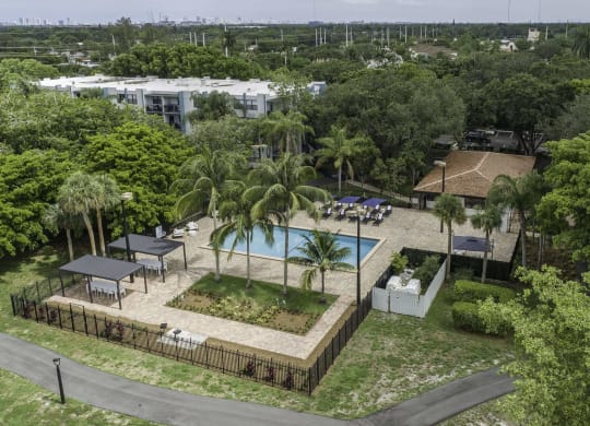 arial view of the property  at Club at Emerald Waters, Hollywood, Florida