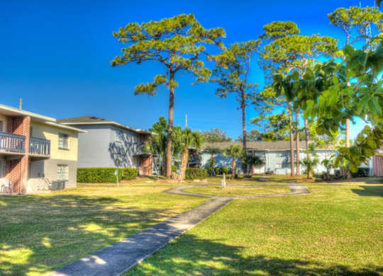 Walking Path at Hibiscus Place Apartments, Orlando, Florida