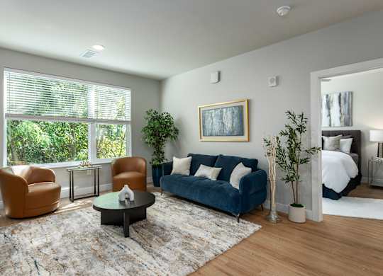 Modern Living Room at Mila, Ellisville, MO, 63011