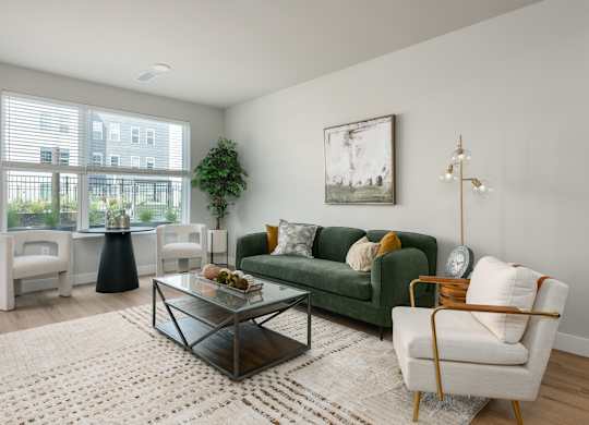 Living Area at Mila, Ellisville, MO, 63011