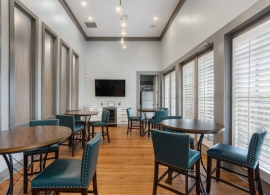 Clubhouse dining area