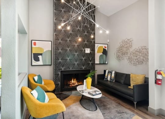 Leasing office lobby