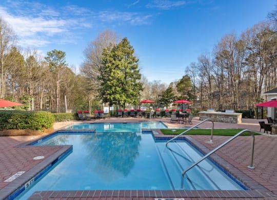 Resort-style swimming pool