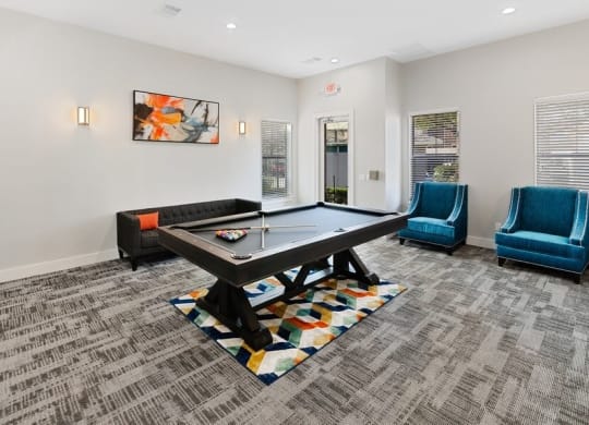 Clubhouse game room