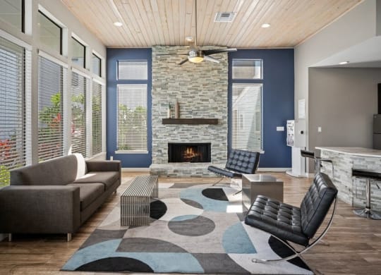 Resident lounge interior