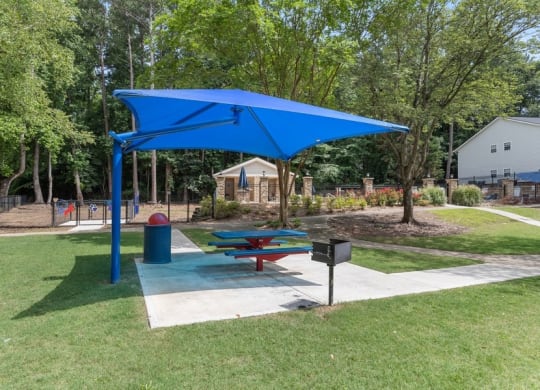 Covered picnic area