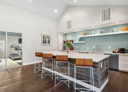 Clubhouse kitchenette