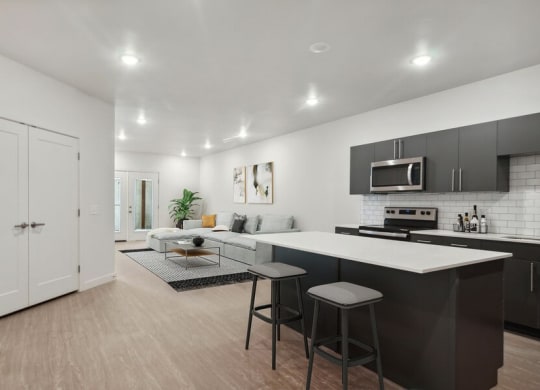 Model apartment entry