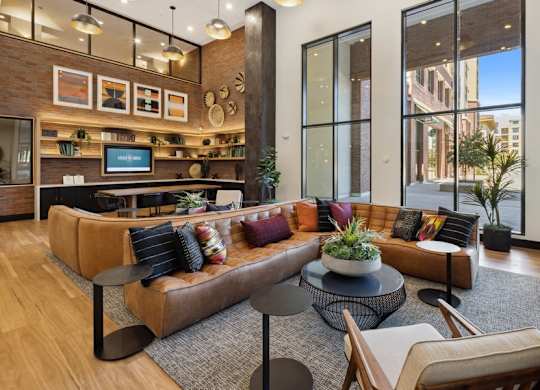 Modern lounge space