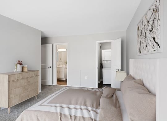 Model primary bedroom