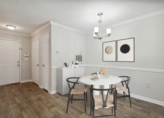 Model dining area