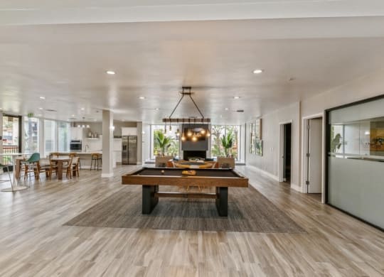Clubhouse game room