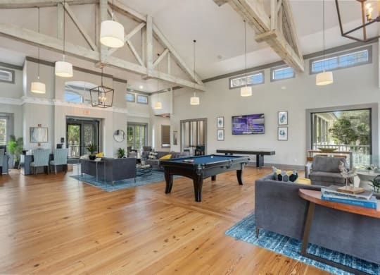Clubhouse game room