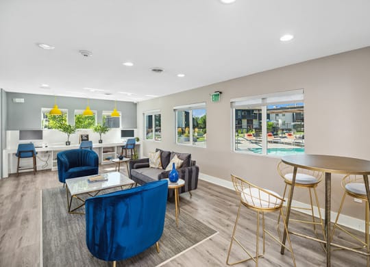Community Leasing Office at Waterfront Apartments in Lakewood, CO.