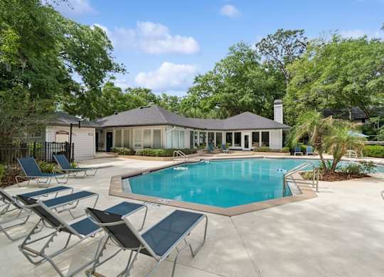 Swimming pool at Northlake Apartments in Jacksonville, FL