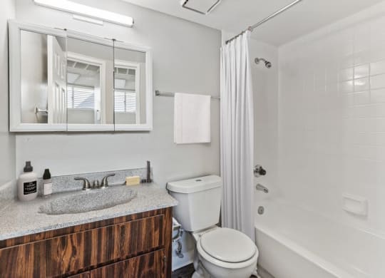 Model bathroom