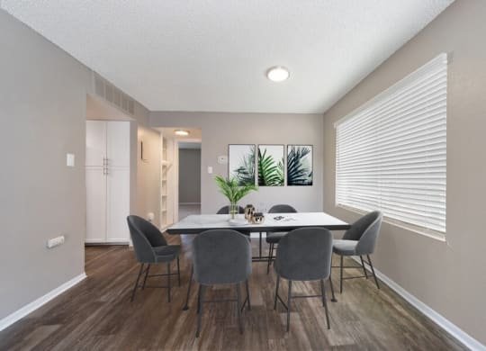 Model dining room