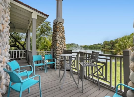 Clubhouse patio