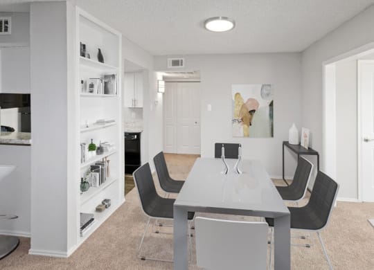 Model dining room at Autumnwood, Texas