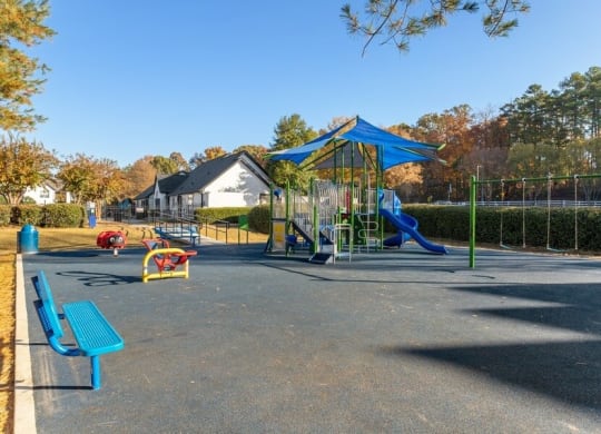Playground and swings