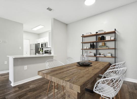 Model dining and kitchen