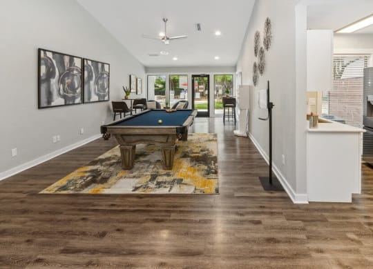 Pool table room