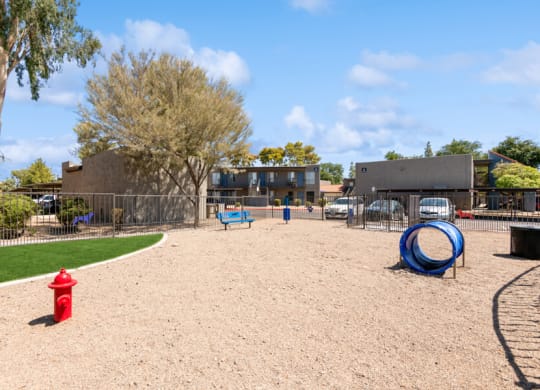 community dog park at Villages at Metro Center, Phoenix, AZ