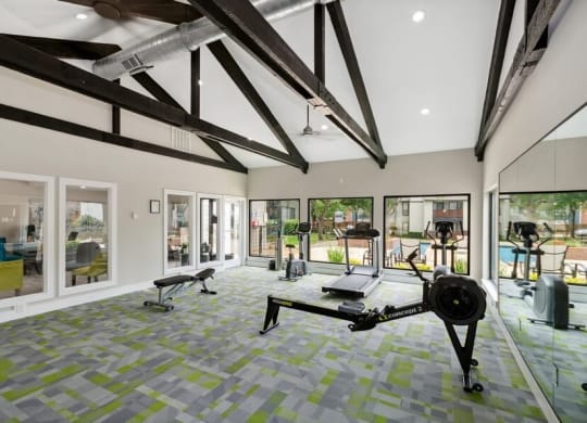 Large fitness center