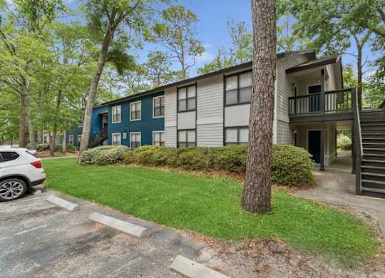 Apartment building exterior at Northlake Apartments in Jacksonville, FL