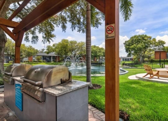 BBQ area