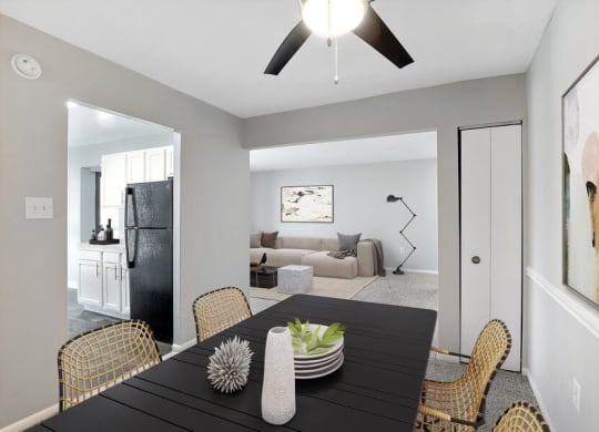 Model dining room