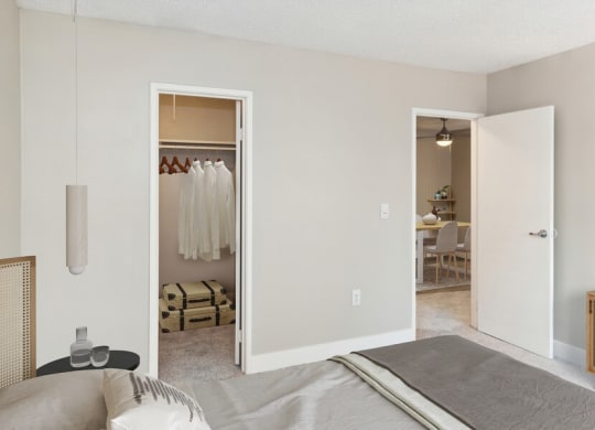 Model primary bedroom