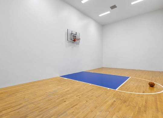 Indoor Basketball Court Area at Hilands Apartments in Tucson, AZ.