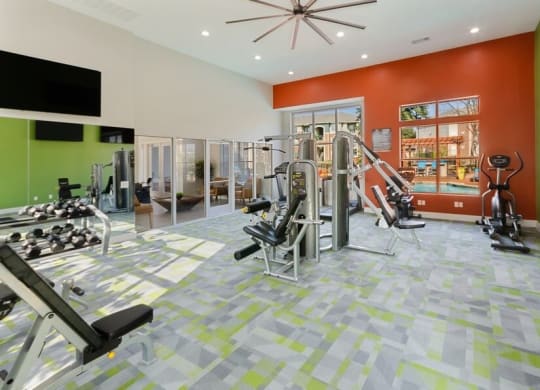 Fitness Center with state-of-the-art machines