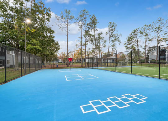 Community Sports Court at Westland Park Apartments in Jacksonville, FL.