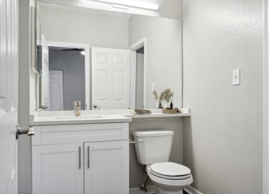 Model bathroom