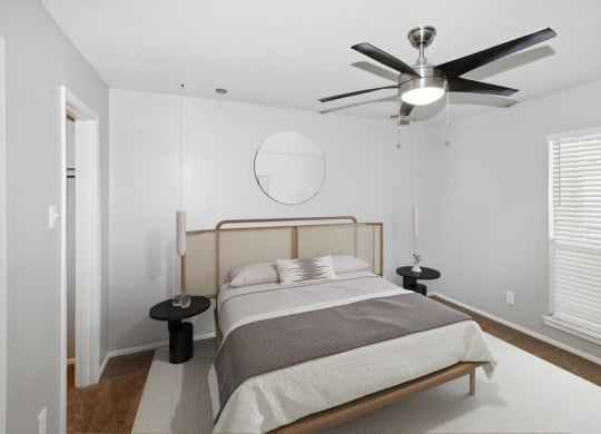 Model primary bedroom
