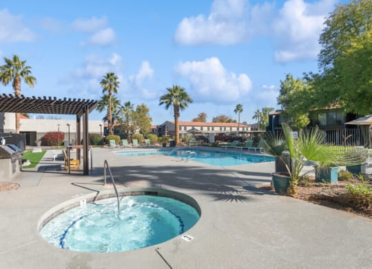 Hot tub and pool at Verona Park, Mesa, AZ 85210