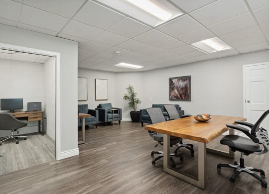 Community Leasing Office at Fountains at Point West Apartments in Sacramento, CA.