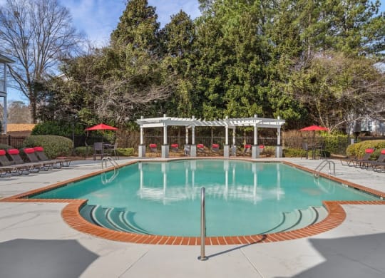 Swimming pool and pool deck